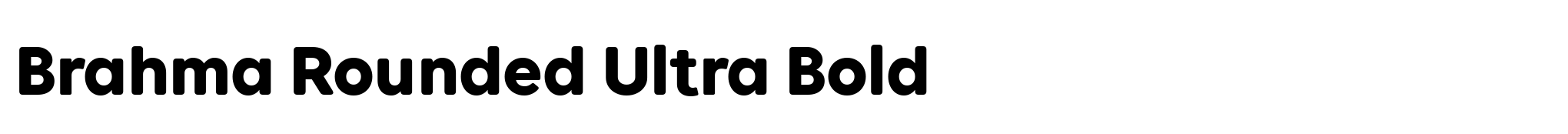 Brahma Rounded Ultra Bold image